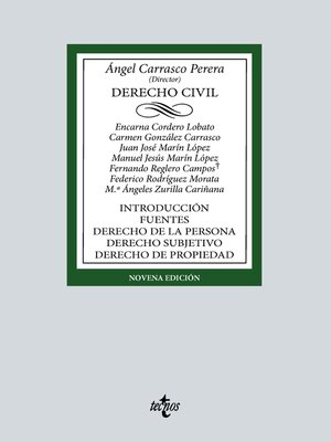 cover image of Derecho Civil